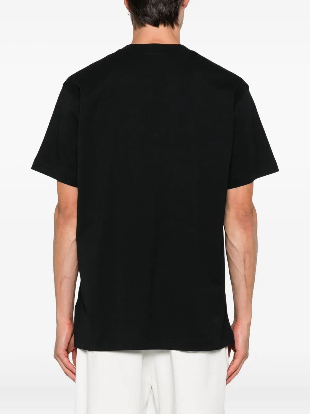 Moschino T-shirt verfraaid met logo Zwart