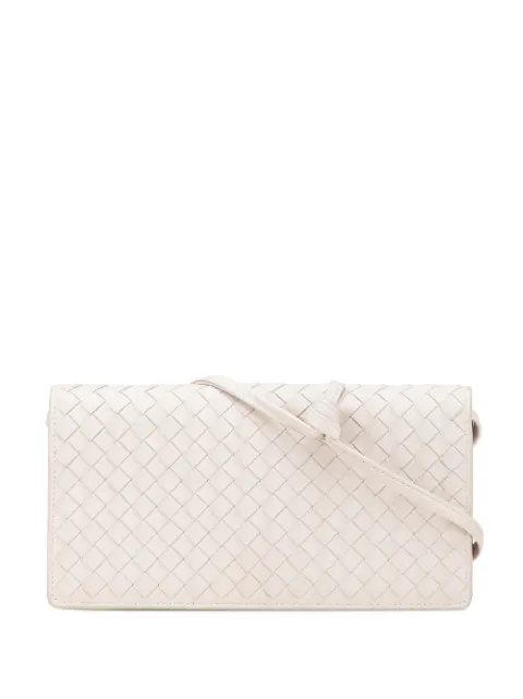 Bottega Veneta Pre-Owned 2012-2025 Nappa Intrecciato Clutch with Strap crossbody bag