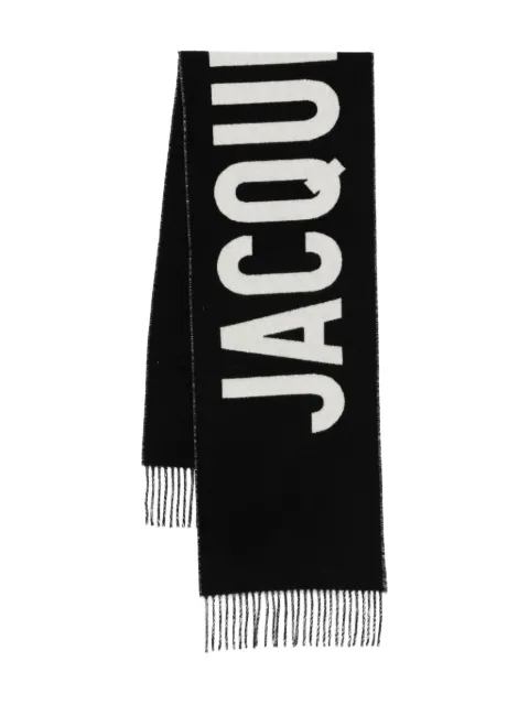 Jacquemus logo-embroidered scarf 