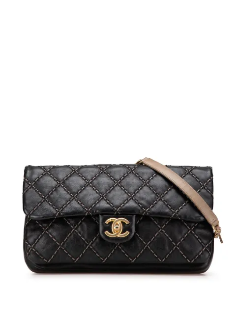 CHANEL Pre-Owned 2014 Paris Dallas Quilted Calfskin Chic Stitch Flap shoulder bag