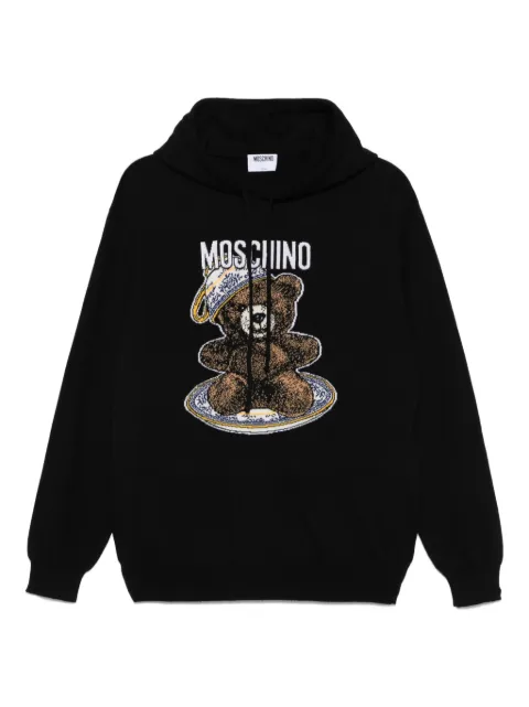 Moschino Teddy Bear-intarsia hoodie