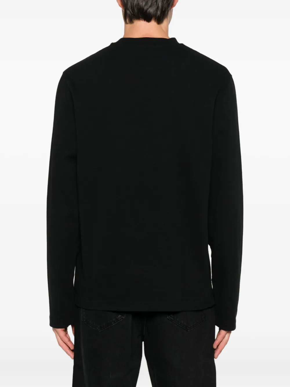 Jacquemus Le T-shirt Gros Grain T-shirt Zwart