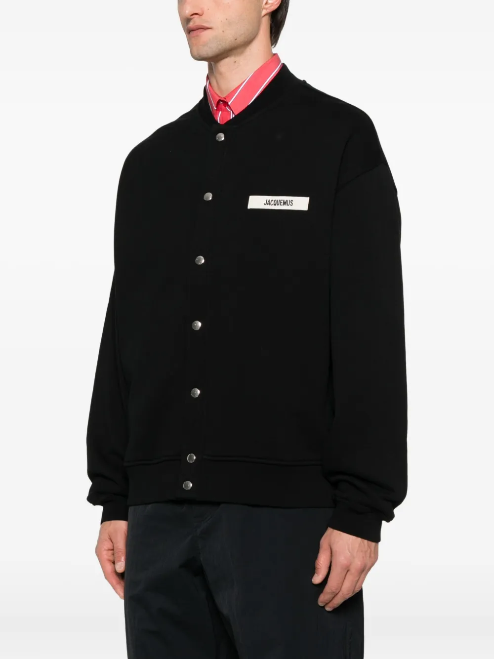 Jacquemus The Gros Grain vest Zwart