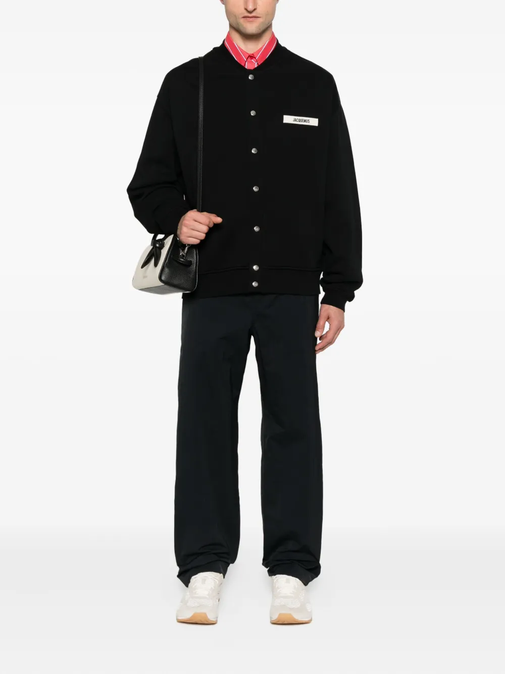 Jacquemus The Gros Grain vest Zwart