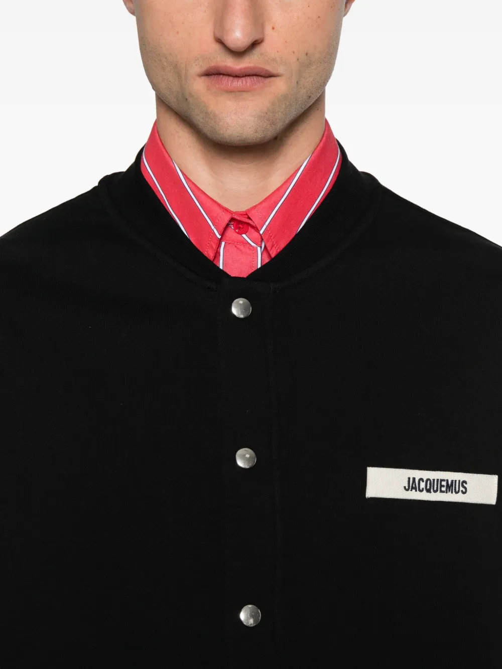 Jacquemus The Gros Grain vest Zwart