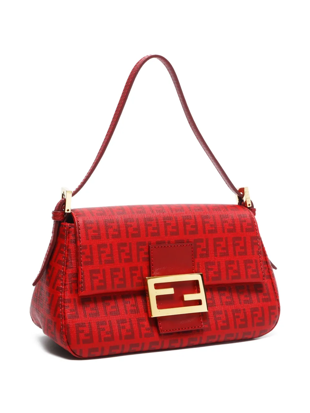 Pre-owned Fendi 2010-2020 Mini Mamma Zucchino Shoulder Bag
