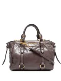 Miu Miu Pre-Owned 2000-2015 leather two-way handbag - Brown