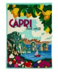 Olympia Le-Tan embroidered-lemons clutch bag - Multicolour