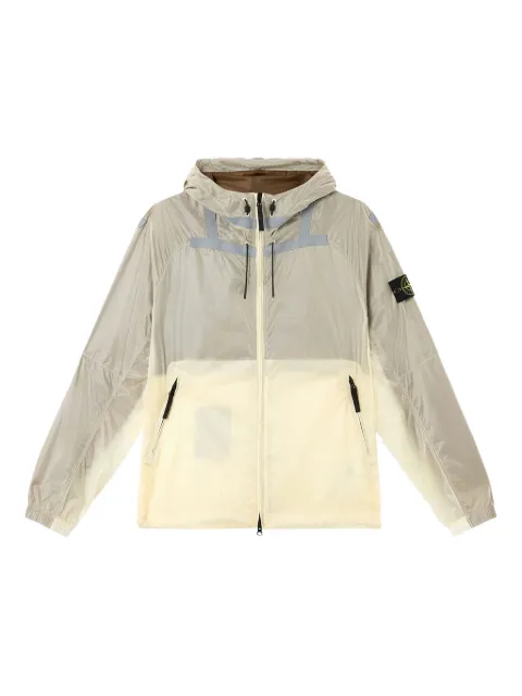 Stone Island hooded reflective-detail jacket
