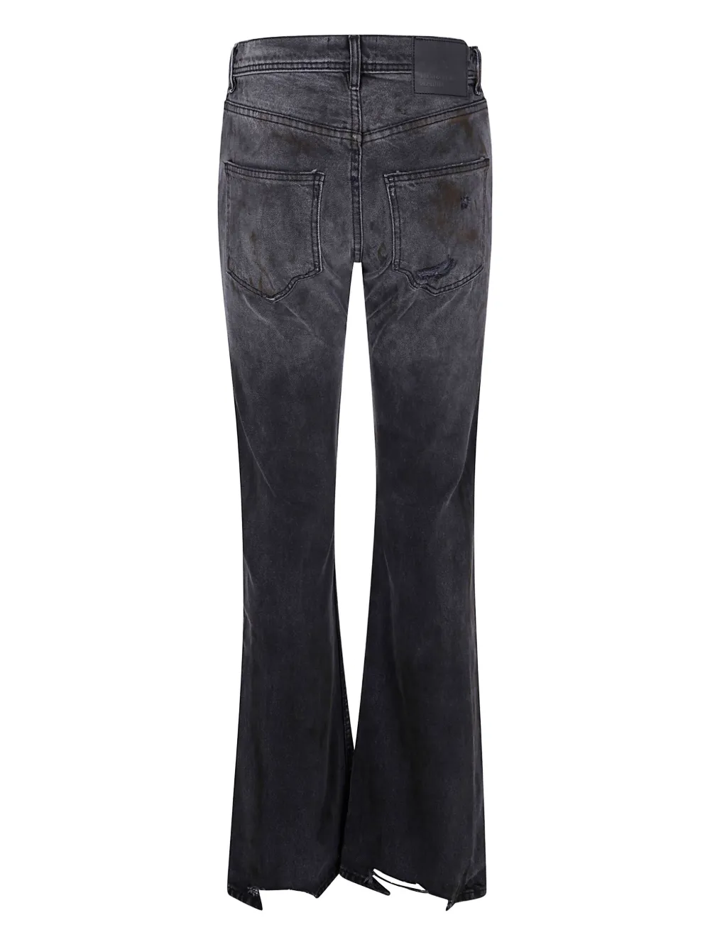 Enfants Riches Déprimés Gerafelde flated jeans Grijs