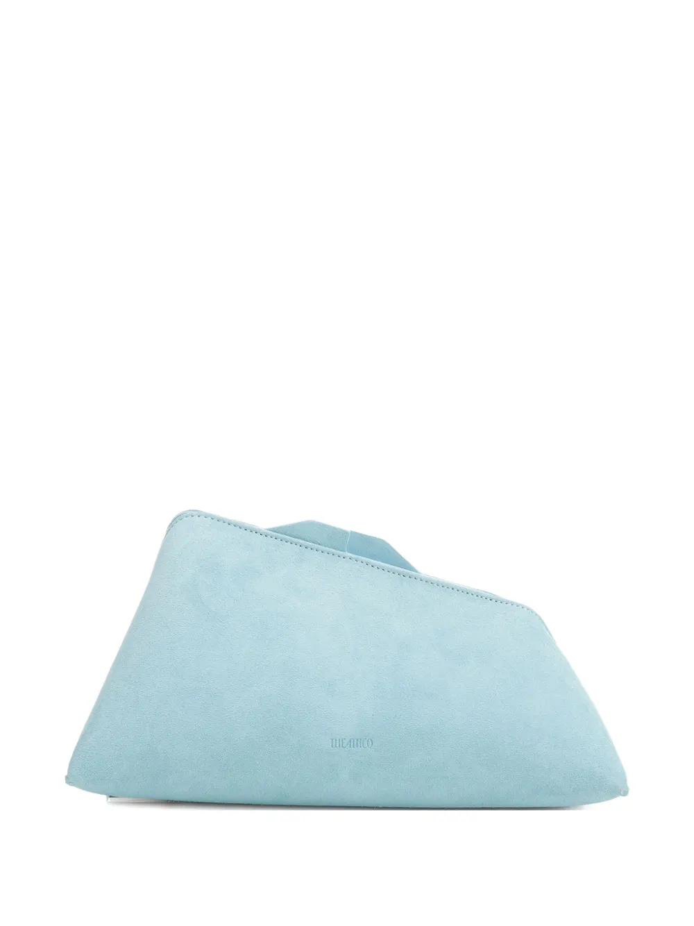 The Attico 8.30 suède clutch Blauw