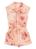 ZIMMERMANN Kids Cascadian floral-print playsuit - Pink