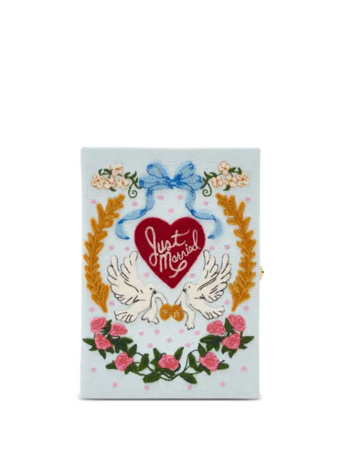 Olympia Le-Tan embroidered-doves clutch bag