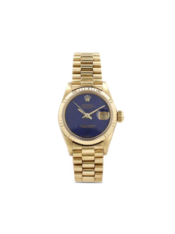 Rolex 1978 Datejust Lady 26mm Blue FARFETCH EG