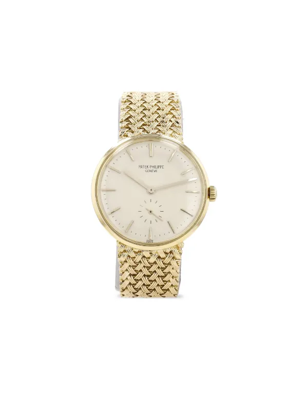 Patek Philippe Pre-owned 1960 Calatrava 33mm in Neutrals