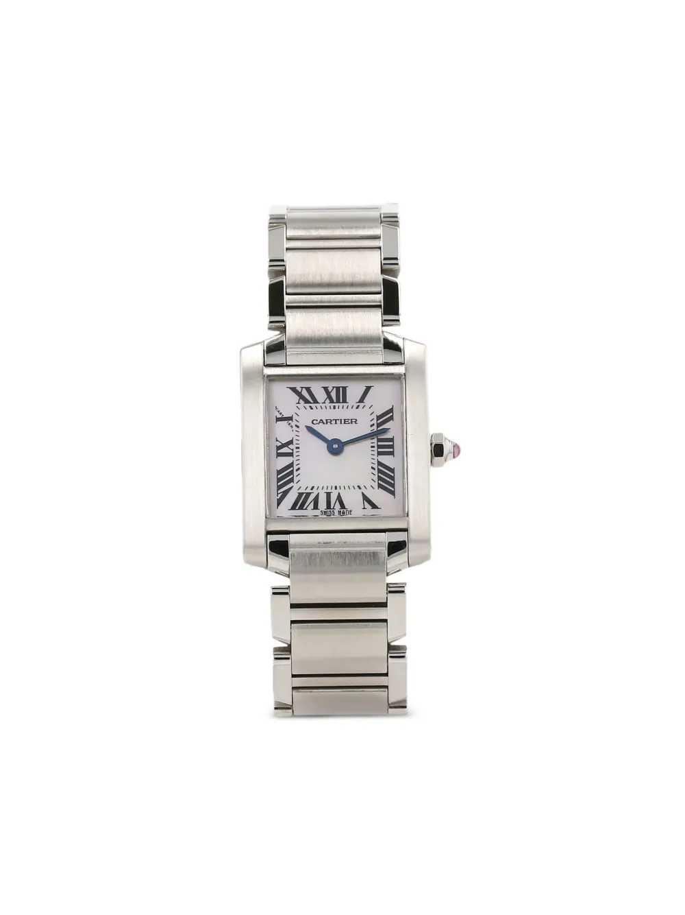 Cartier 2000 pre-owned Tank Française 25mm | White | Image 1