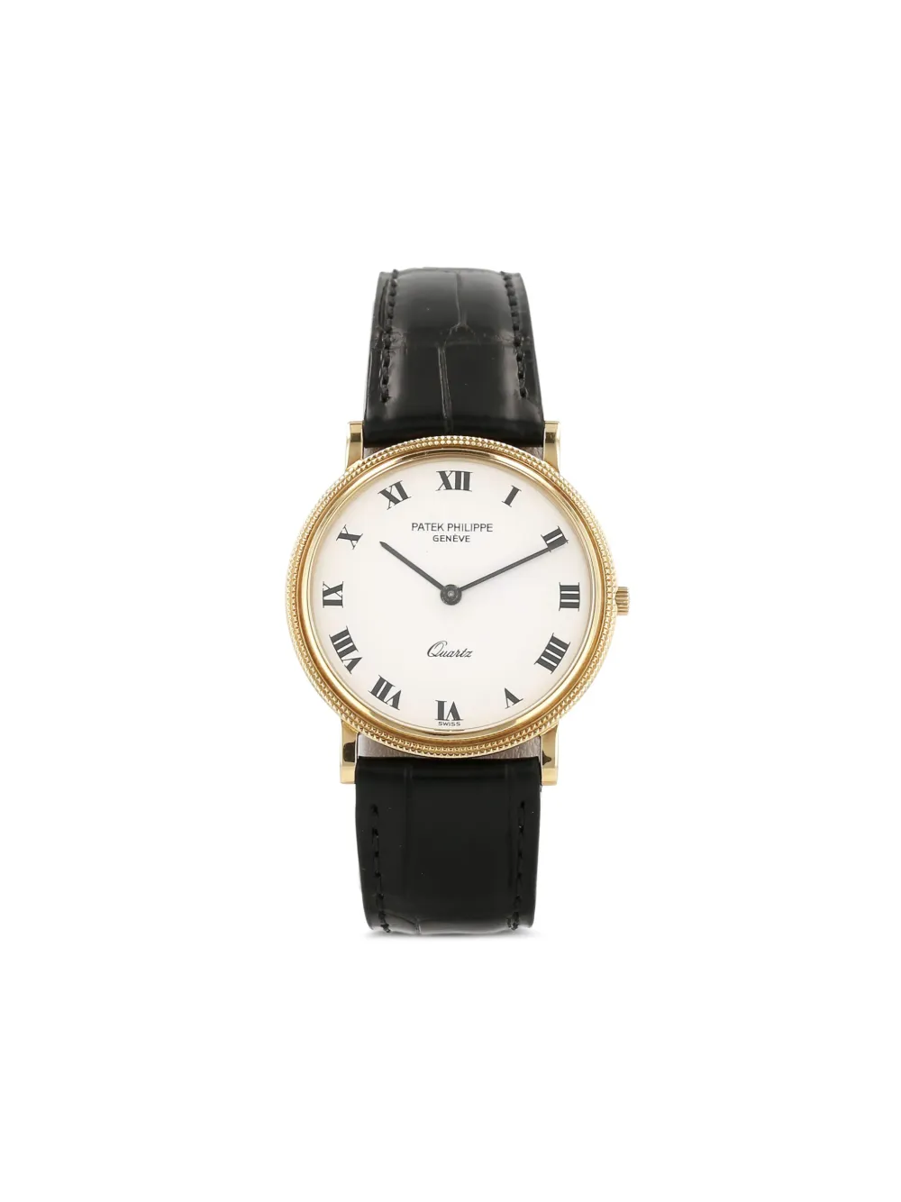 Patek Philippe Pre-Owned 1978 pre-owned Calatrava Clous De Paris 37mm - Bianco