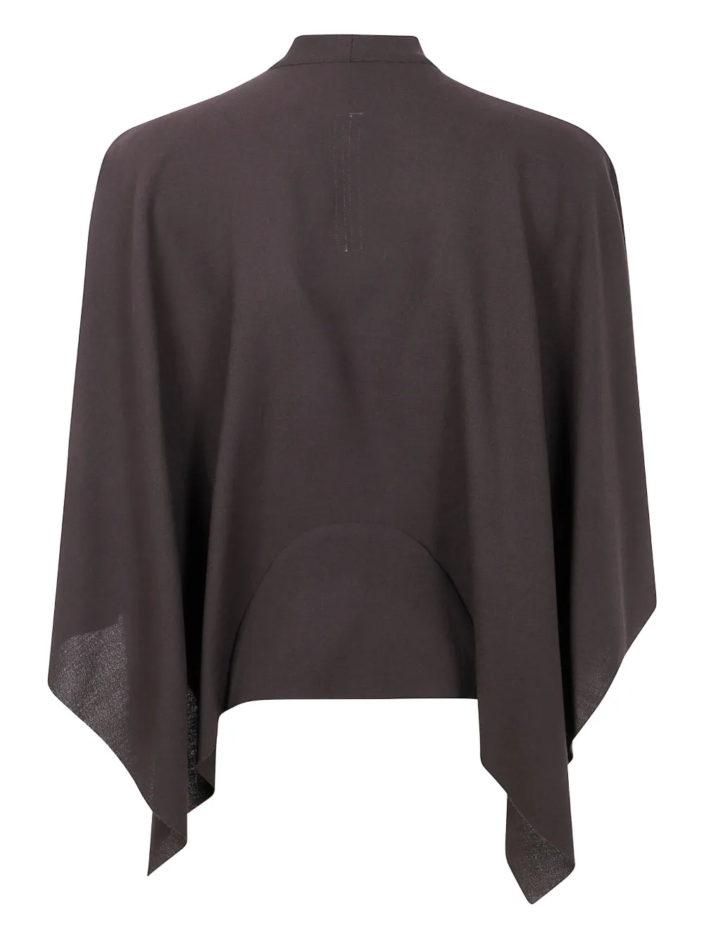 Rick Owens Top met gestrikte voorkant en cape-design - Bruin