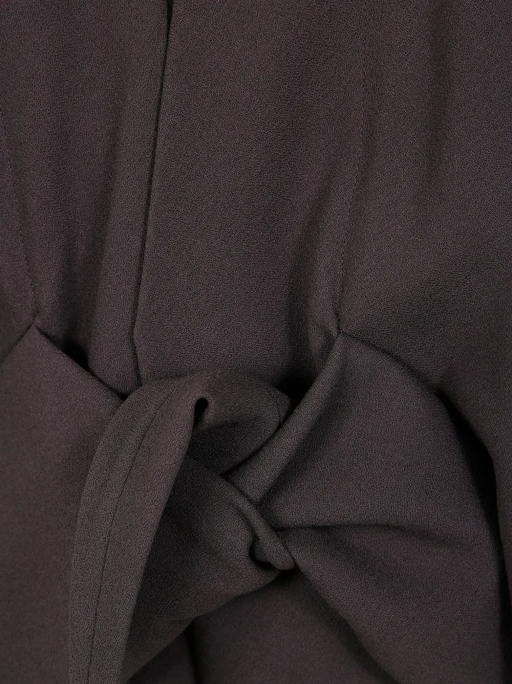 Rick Owens Top met gestrikte voorkant en cape-design Bruin