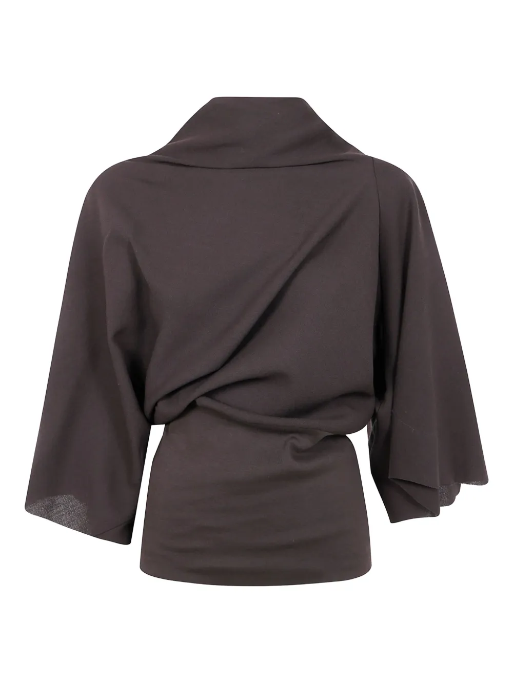 Rick Owens Top met col Bruin