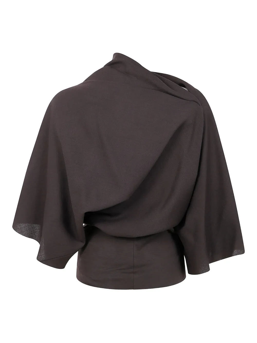Rick Owens Top met col Bruin