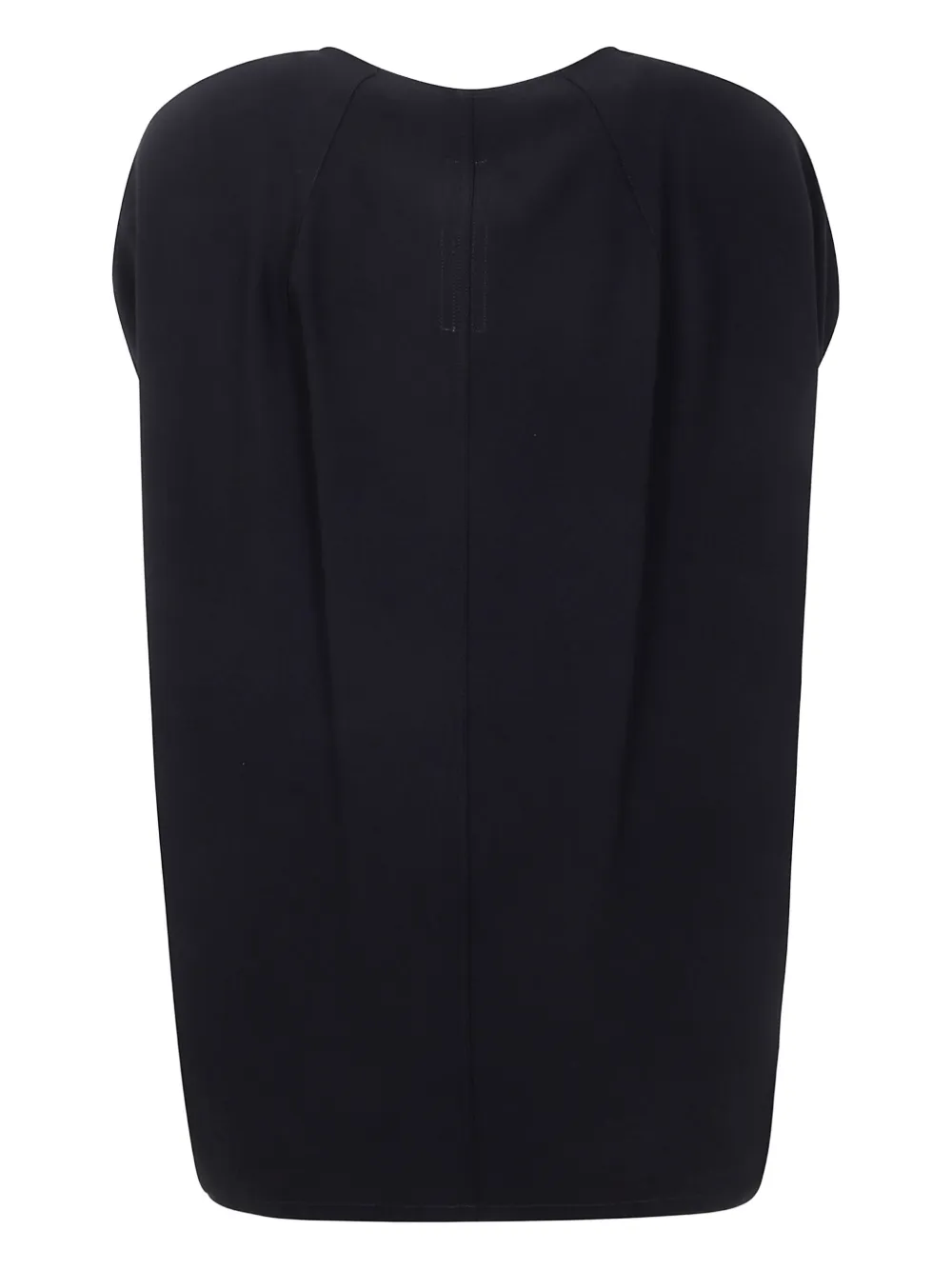Rick Owens Blouse met V-hals en korte mouwen Zwart