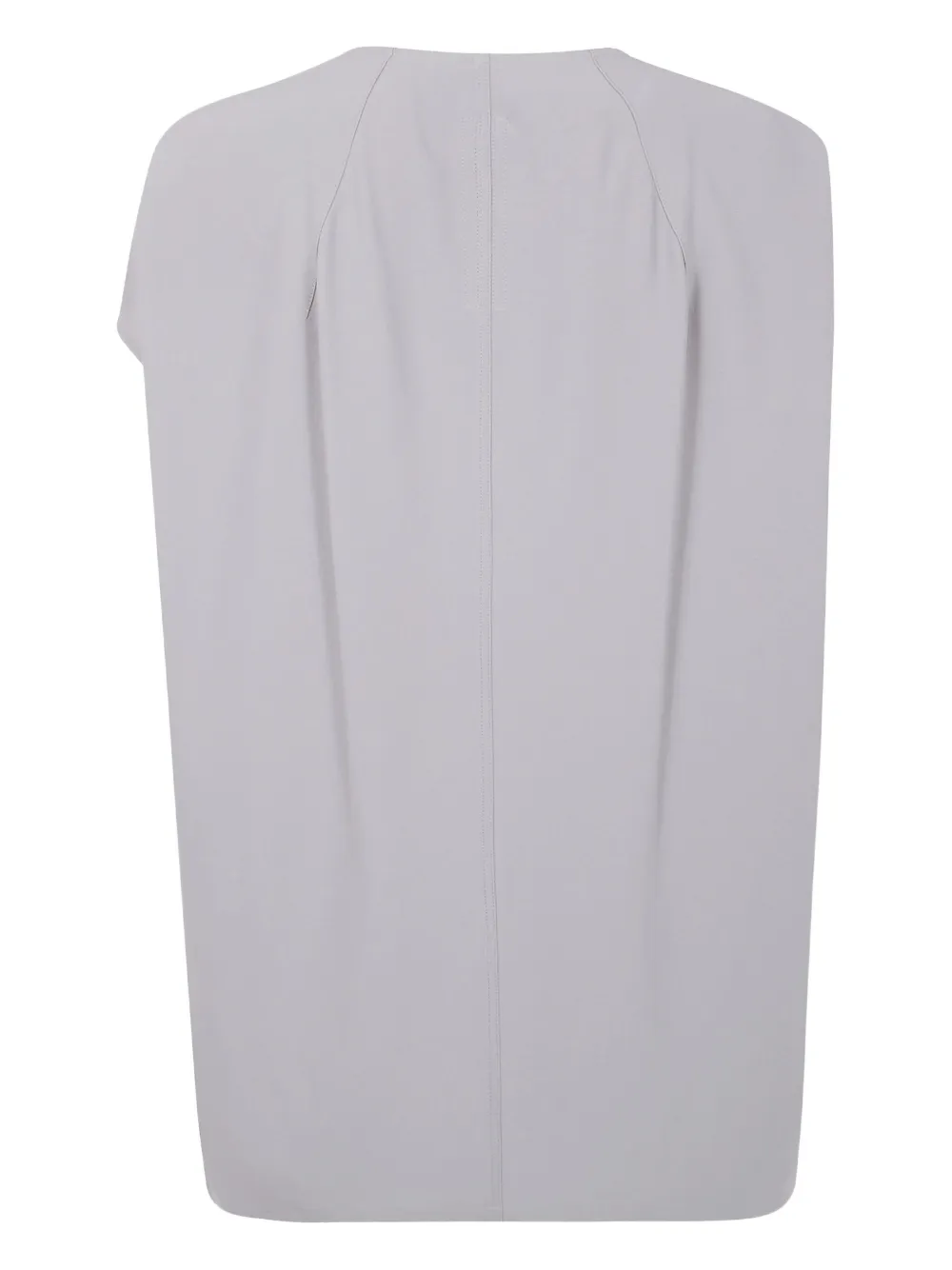 Rick Owens Blouse met V-hals en korte mouwen Beige