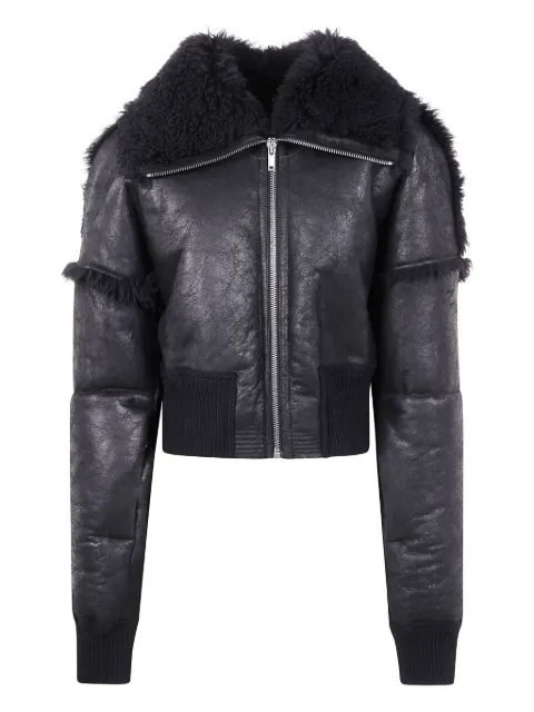 Rick Owens Jacke mit Shearling-Kragen