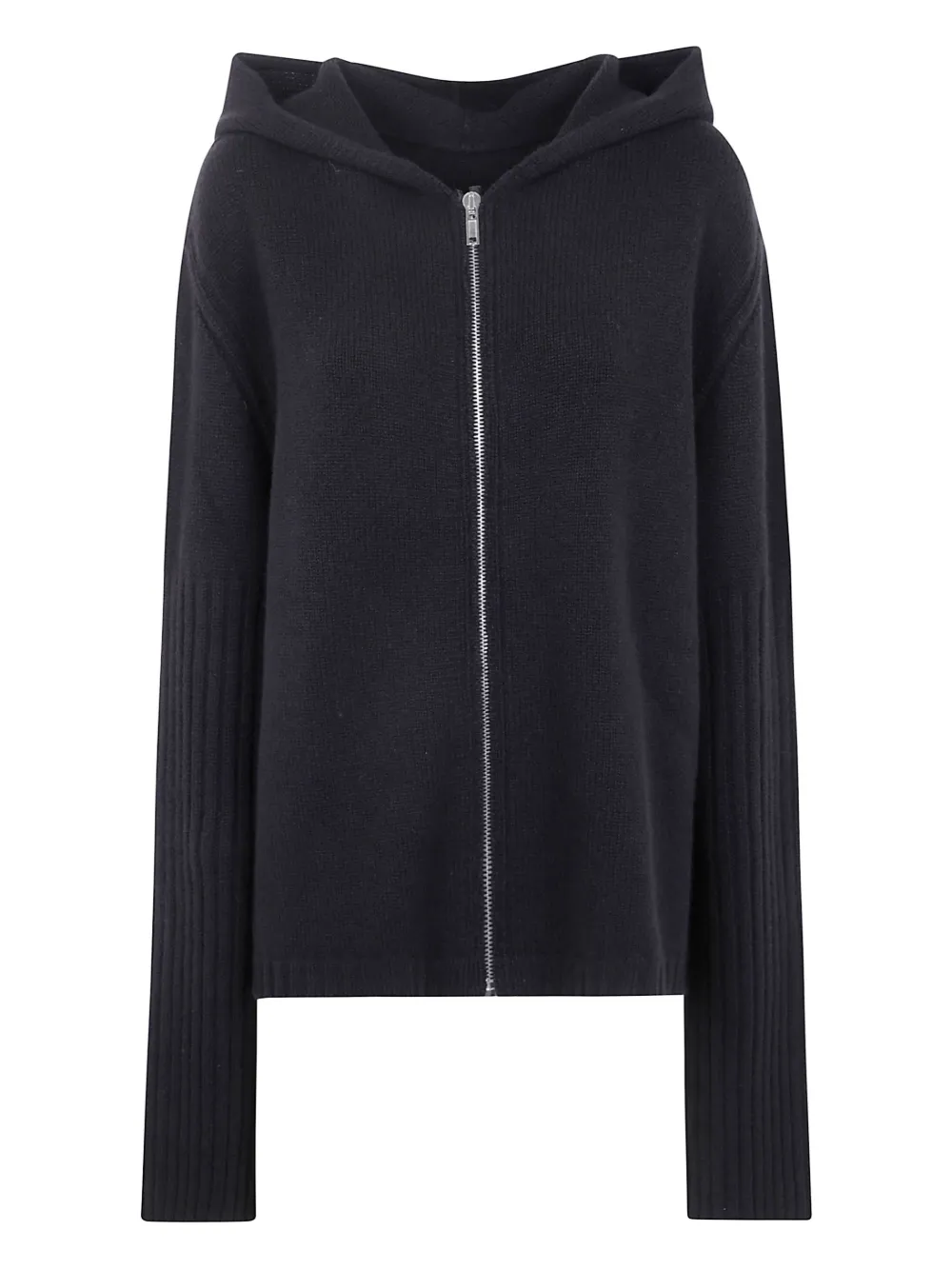 Rick Owens Vest met capuchon Zwart