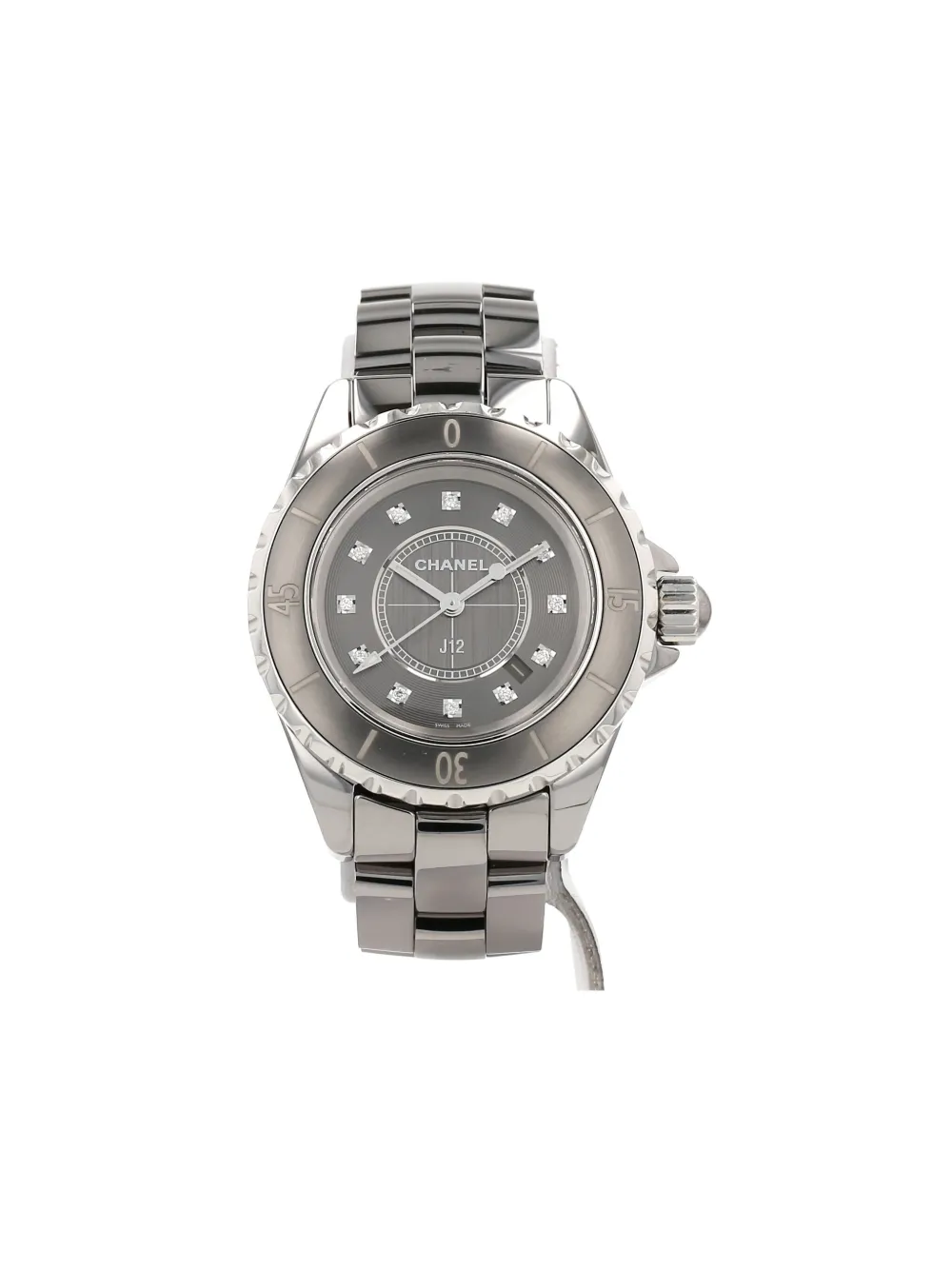CHANEL Pre-Owned 2010s J12 Joaillerie 34mm - Grigio