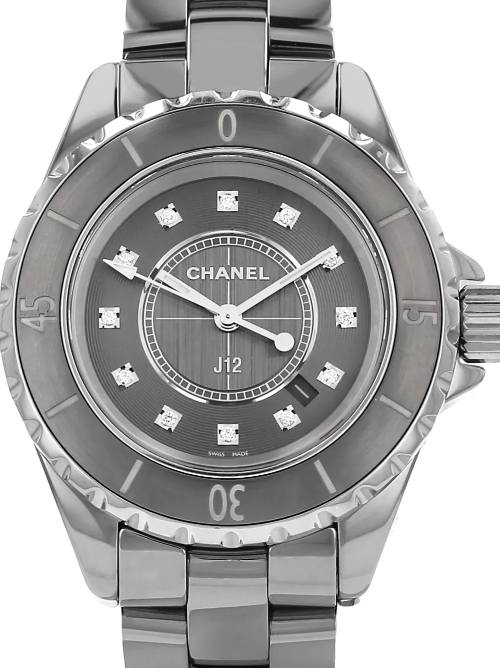CHANEL Pre-Owned reloj J12 Joailerie de 34mm 2010 | Estilos de archivo | Image 2