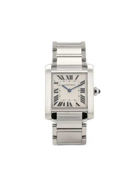 Cartier 2010 pre-owned Tank Française 25mm 