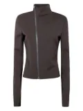 Rick Owens Gary high-neck zip-front jacket - Brown
