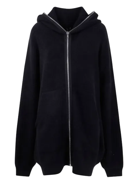 Rick Owens sudadera con capucha y cremallera