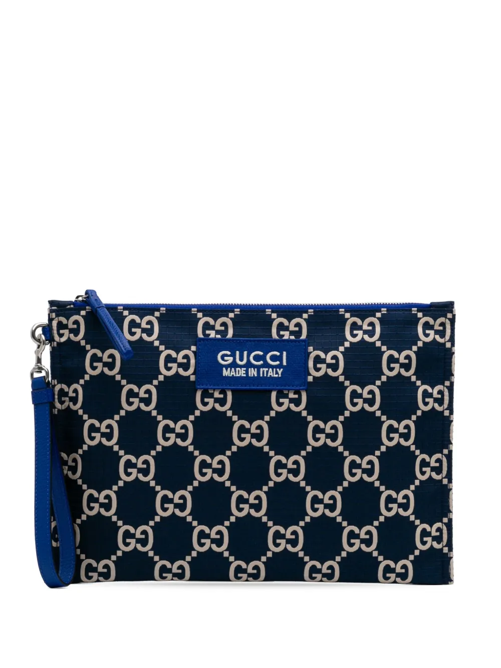Gucci Pre-Owned 2016-2025 GG Canvas Ripstop pouch | azul | Image 1
