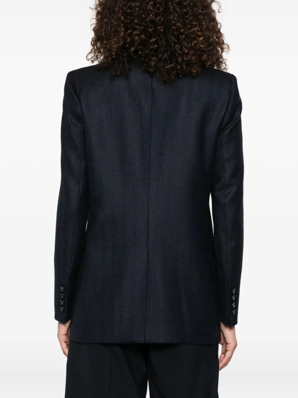 Blazé Milano Resolute Everyday Velvet-collared Double-breasted Blazer