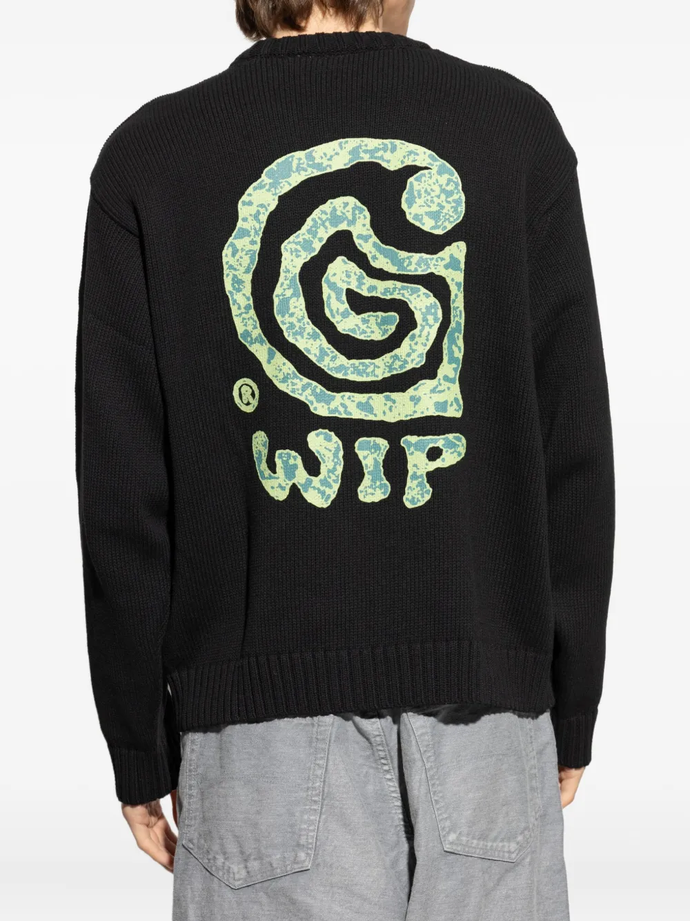 Carhartt WIP Trui met geborduurd logo Zwart