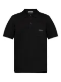 Givenchy logo-patch polo shirt - Black