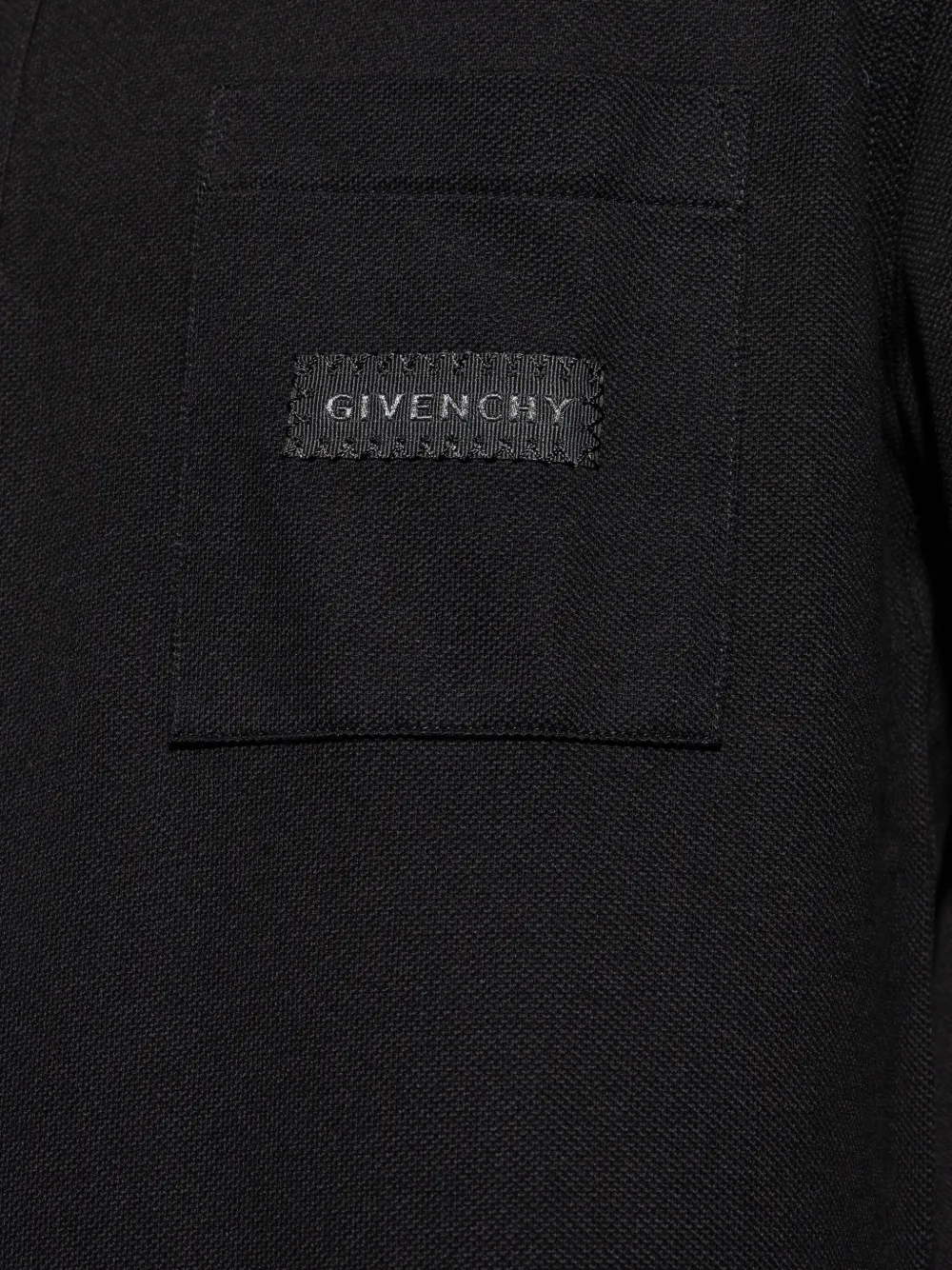 Givenchy Poloshirt met logopatch Zwart