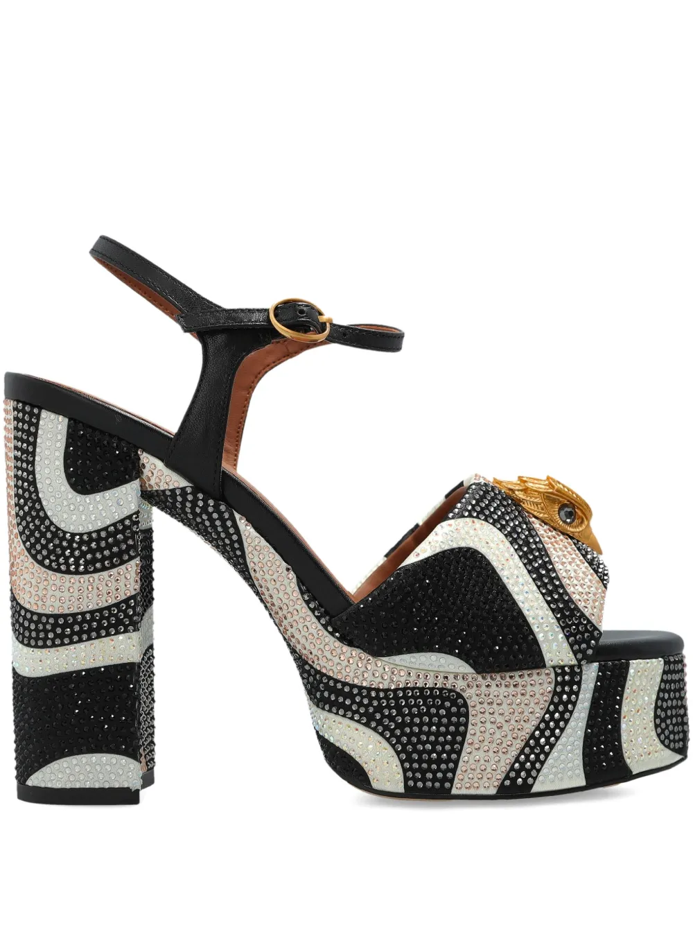 Kurt Geiger London 130mm Kensington heeled sandals | Black | Image 1