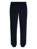 Versace textured-cuff trousers - Blue
