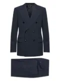 Giorgio Armani double-breasted suit - Blue