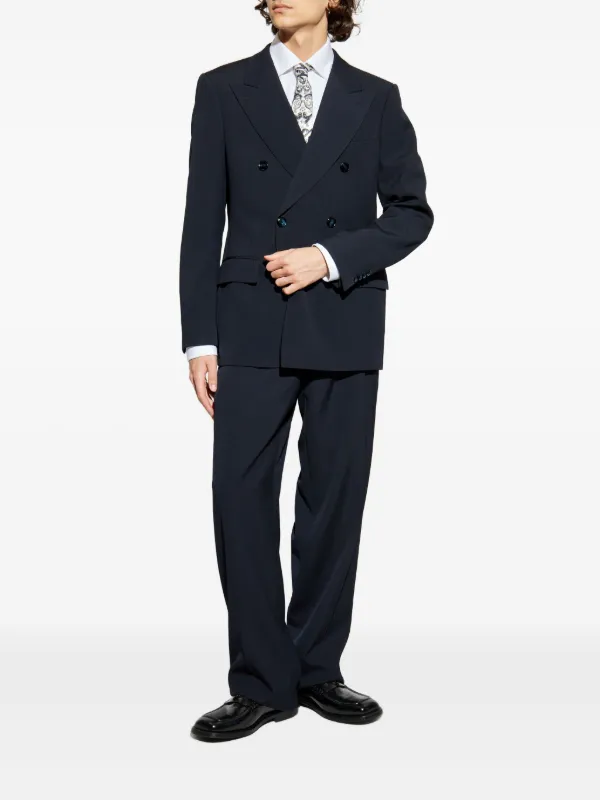 Giorgio Armani ダブルブレストスーツ (48) Giorgio Armani double-breasted Suit | Blue | FARFETCH