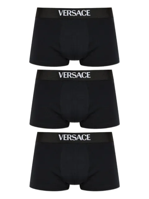 Versace logo-band boxer (set of three)