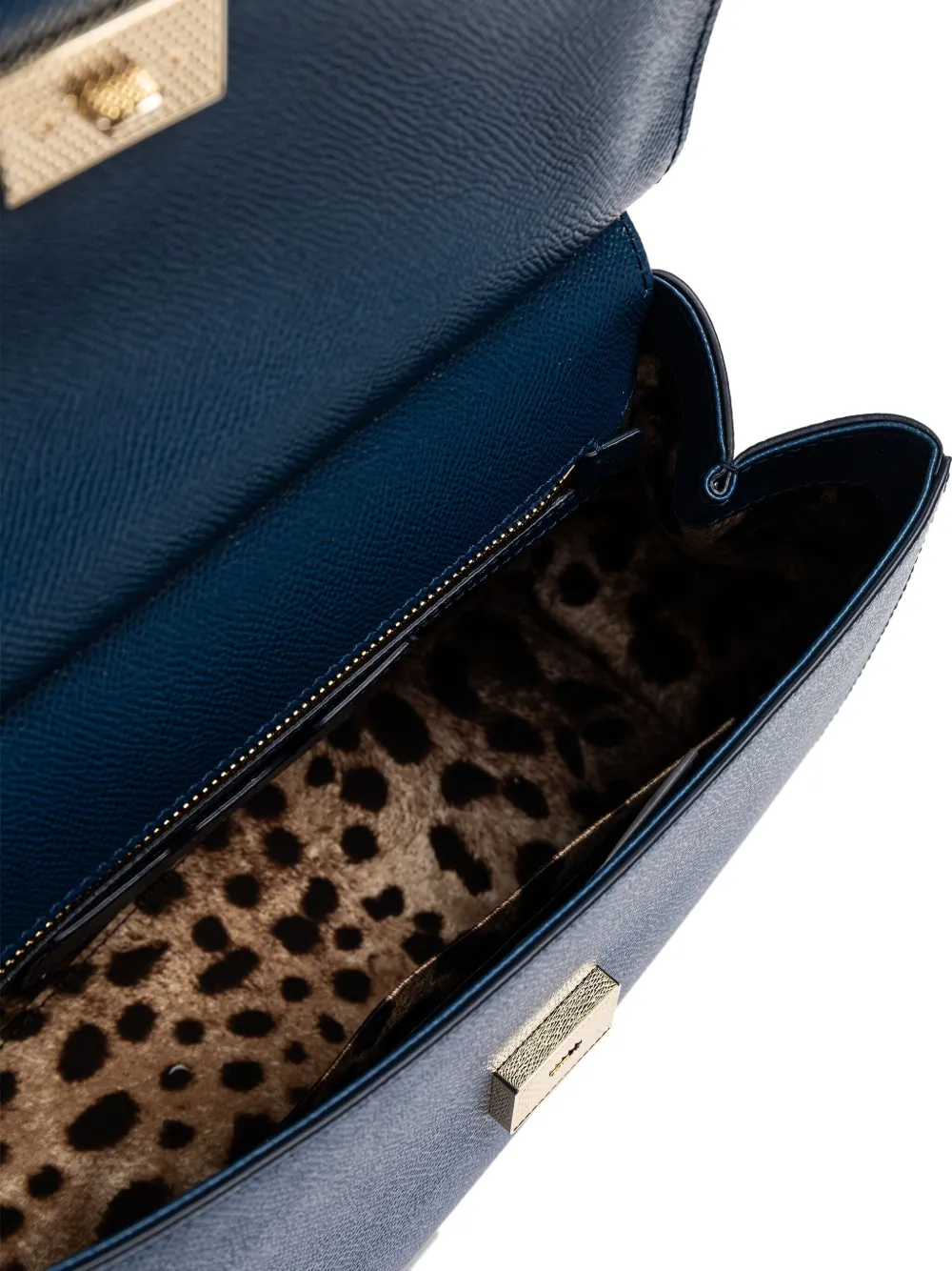 Dolce & Gabbana medium Sicily leather tote bag Blauw