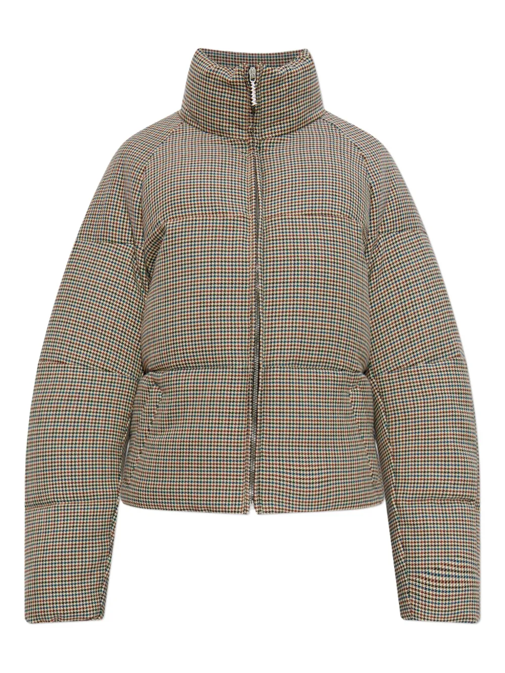 Marni Quilted Jacket With Houndstooth Pattern