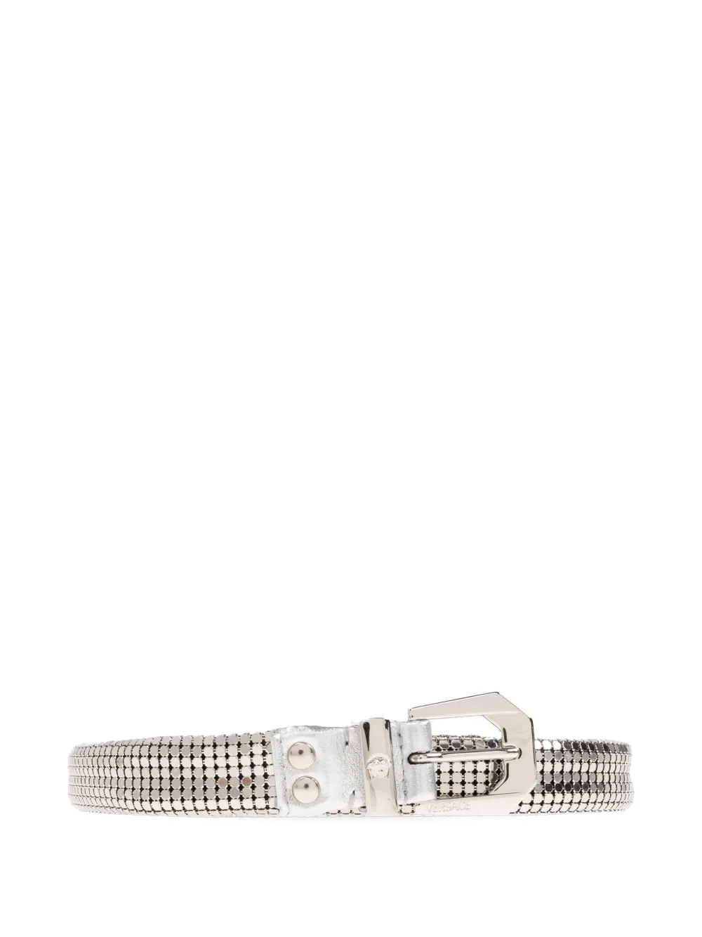 Versace Messing riem Zilver