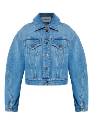 ジャケット・アウター GIVENCHY Maria Starstuds Denim Jacket Givenchy Studded Denim Jacket Xs In Blue - 50% Off