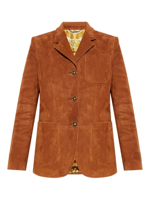 Versace suede blazer 