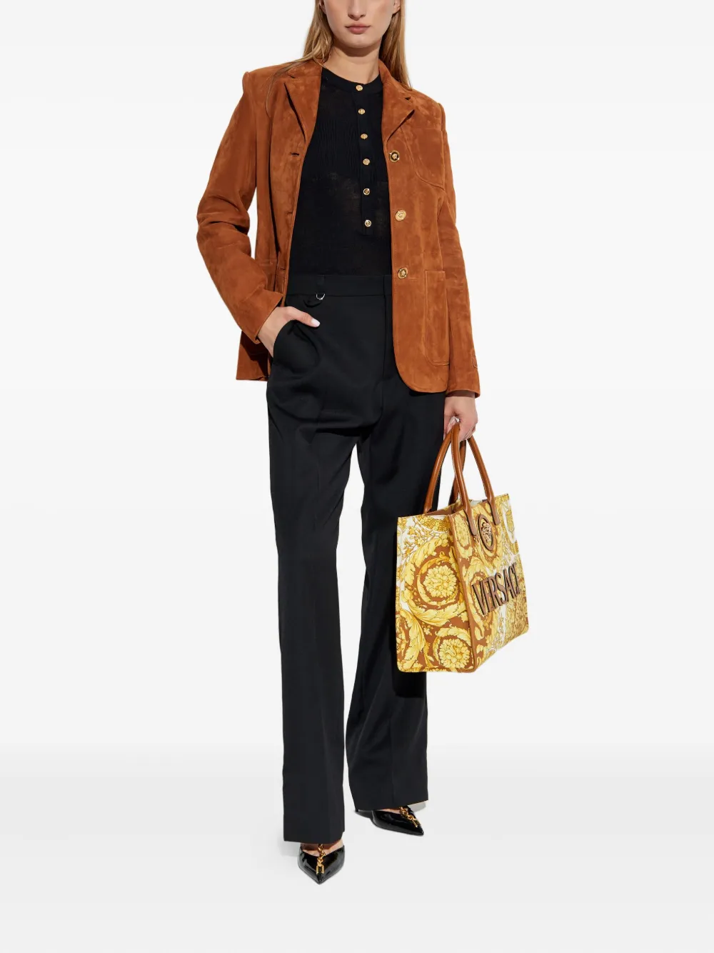 Versace suede blazer | Blazers | Image 2